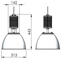 Secur 812 NFL stříbrná LED 1206/930 BBL